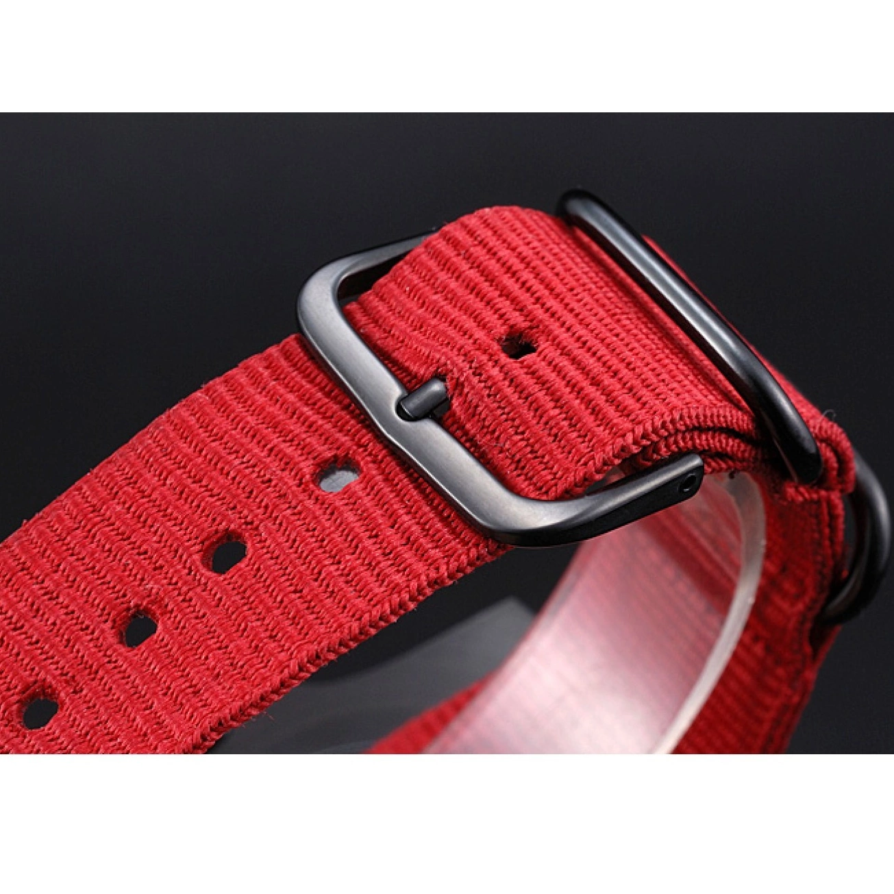 MiroTime 0710 Rolex Stealth Submariner Red Nylon Strap 622010